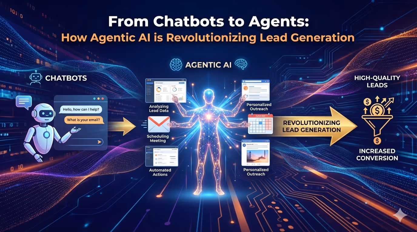 From Chatbots to Agents: How Agentic AI is Revolutionizing Lead Generation