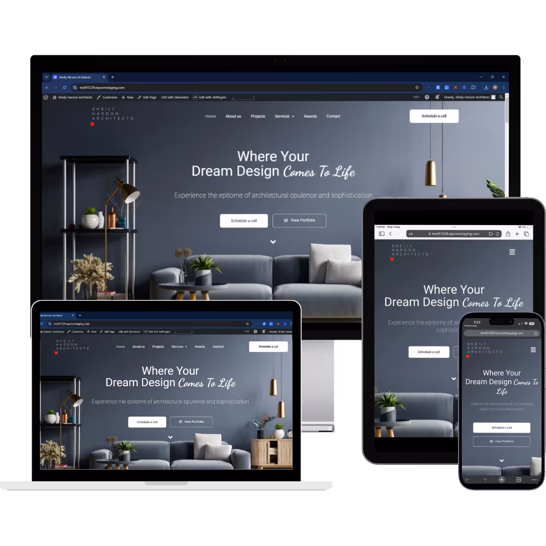 Fully responsive website build end to end in 4 weeks 