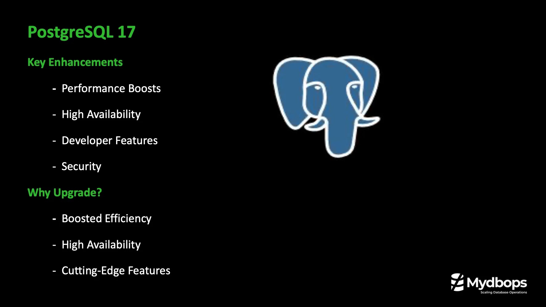 PostgreSQL 17 Introduction