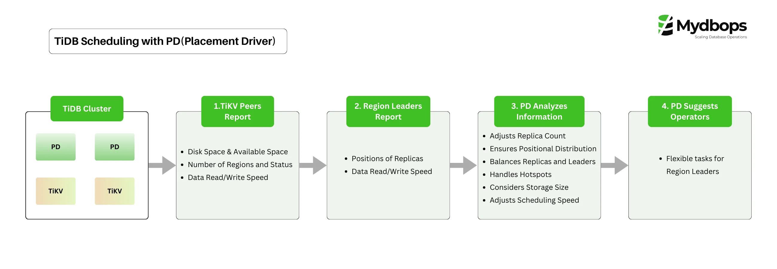 TiDB Scheduling with PD (Placement Driver)