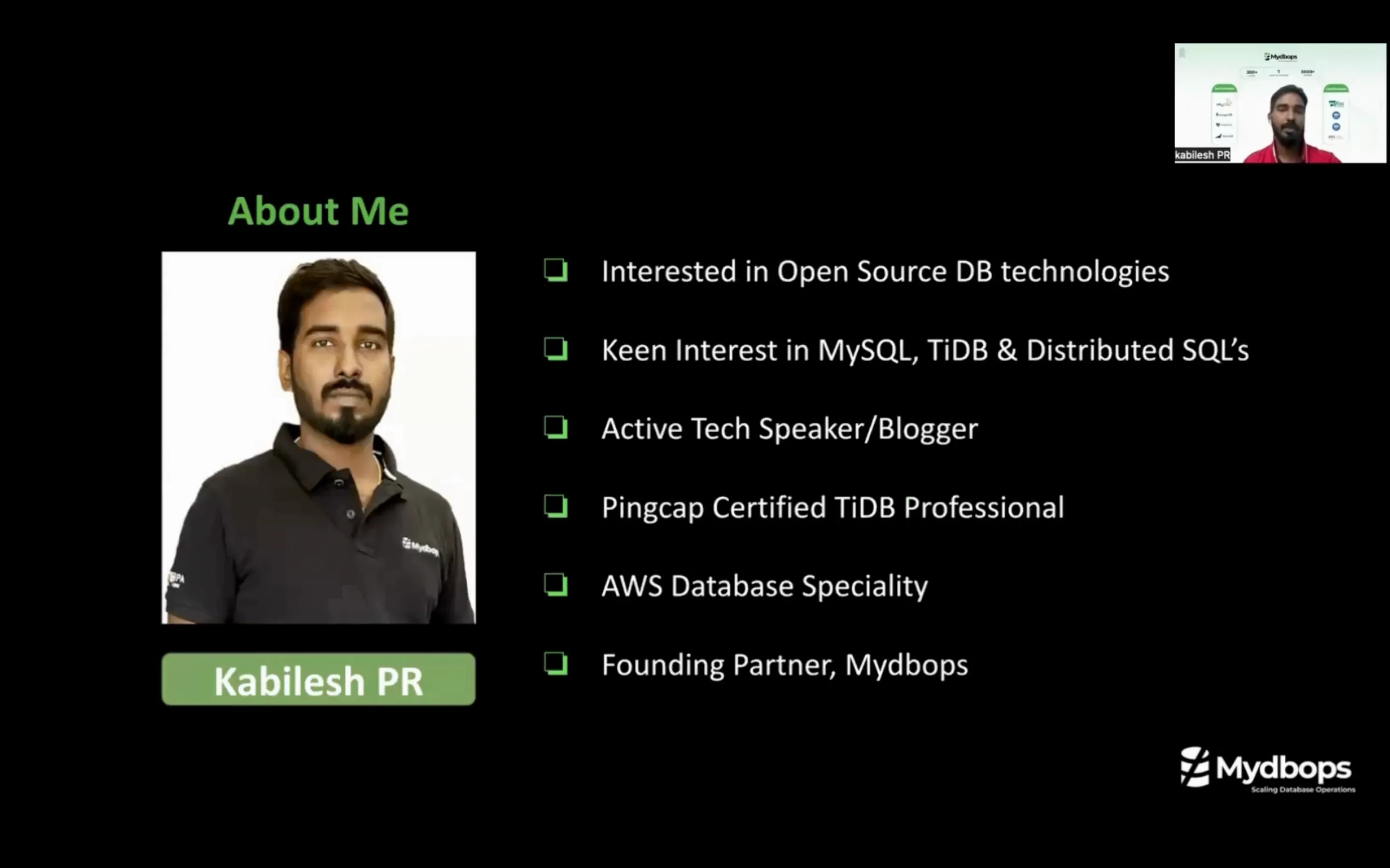 Mydbops MyWebinar Edition 33 Recap