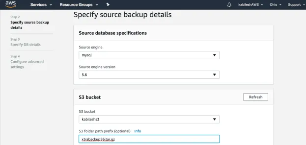 Migrating MySQL to RDS/Aurora with Xtrabackup