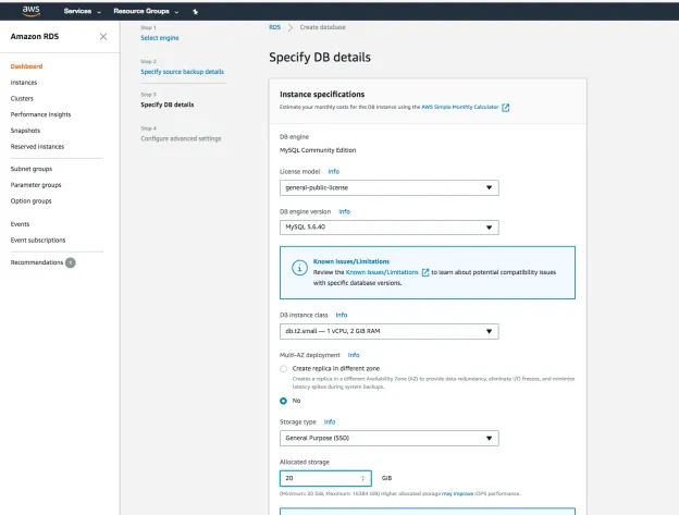 Migrating MySQL to RDS/Aurora with Xtrabackup
