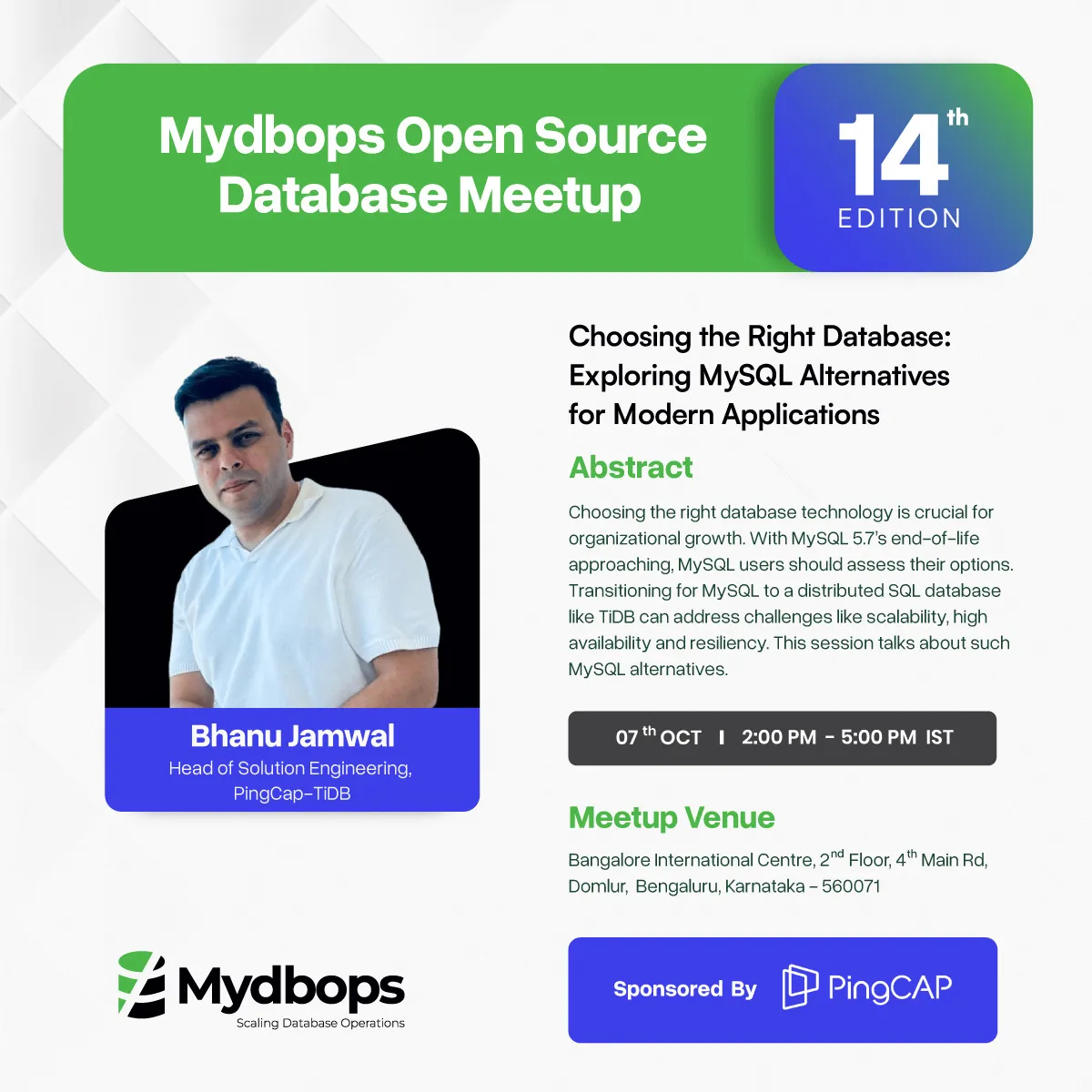 Mydbops Open Source Database Meetup 14