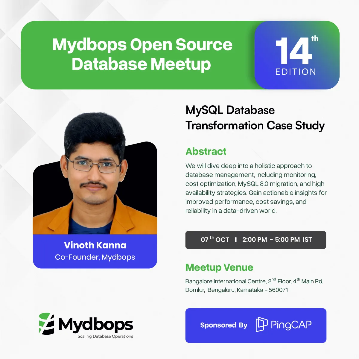Mydbops Open Source Database Meetup