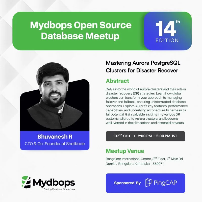 Mydbops Opensource Meetup 14