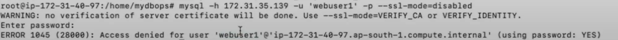 MySQL SSL/TLS Encryption