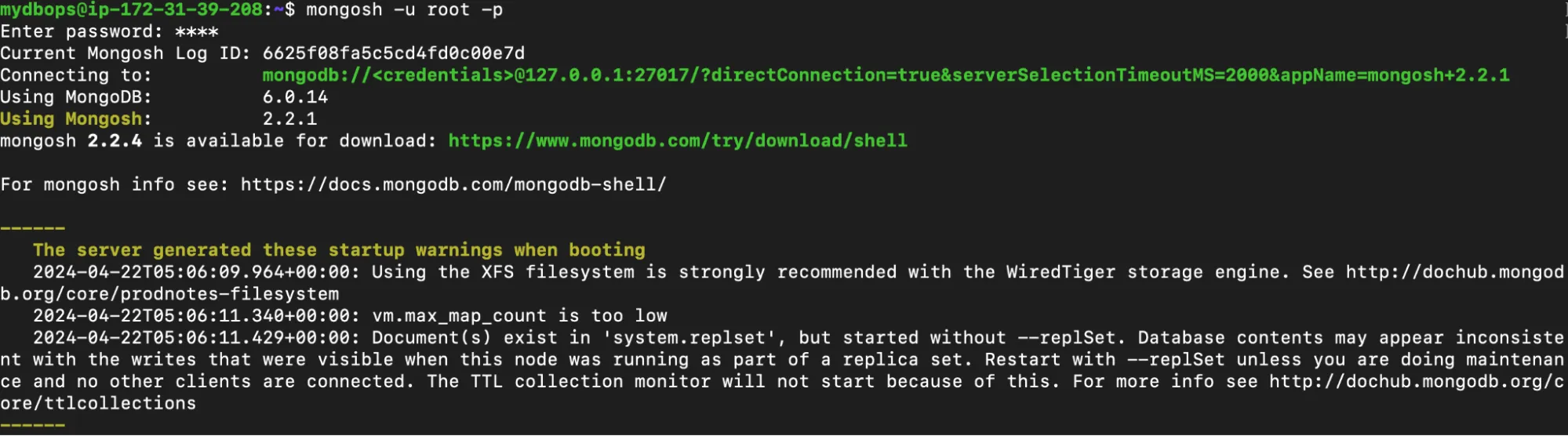 Standalone MongoDB to Replica Set