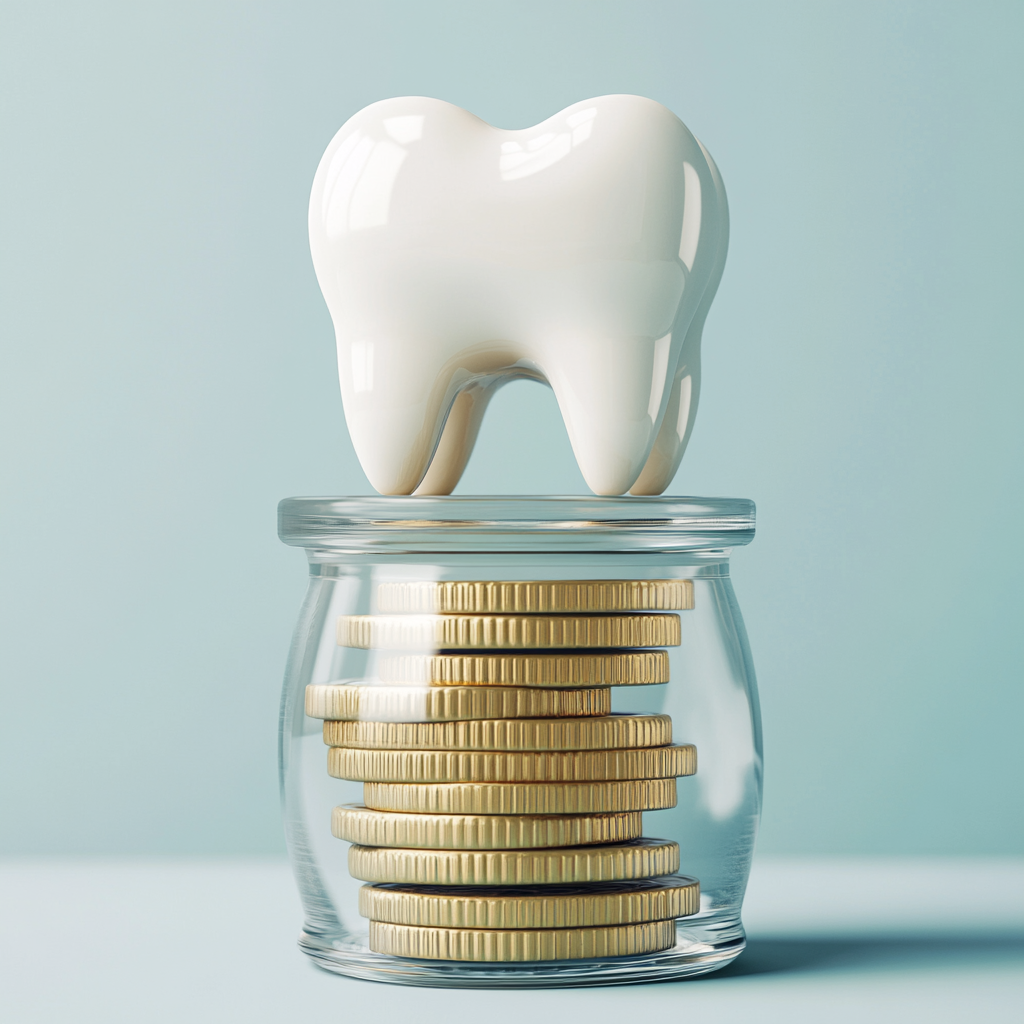 Infographic showing average costs of cosmetic dentistry treatments at Oceanic Dental