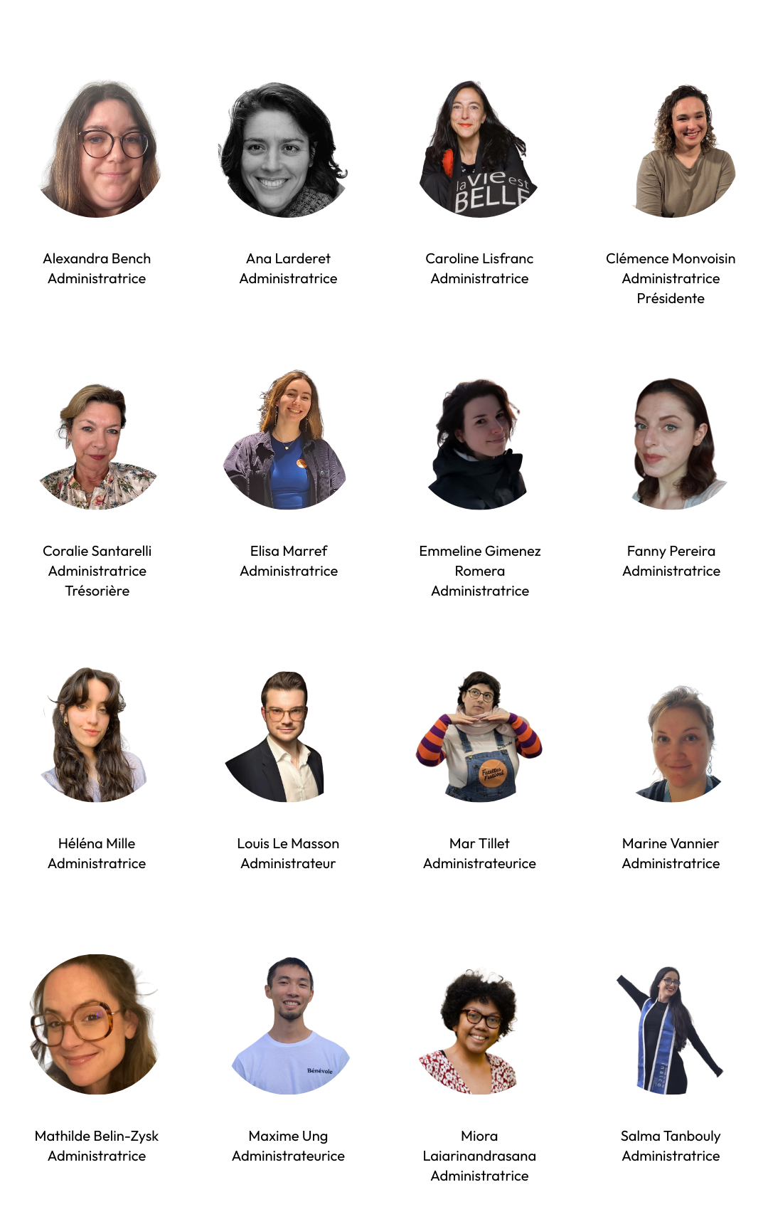 Image qui présente les visages de l'équipe Facettes