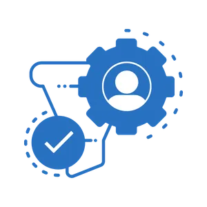 Icon for multiple communication channels.