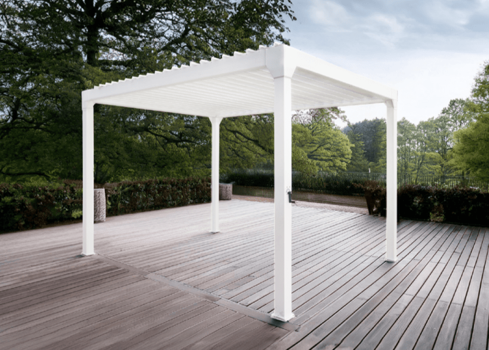 Amalfi Pergola 4m x 3m White colour