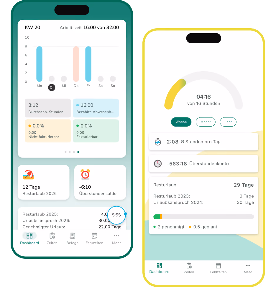 Zep App auf dem telefon
