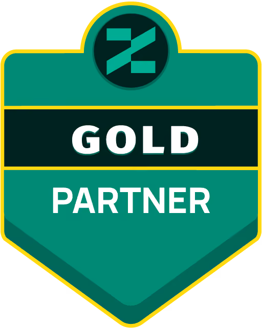 Abzeichen Gold Partner