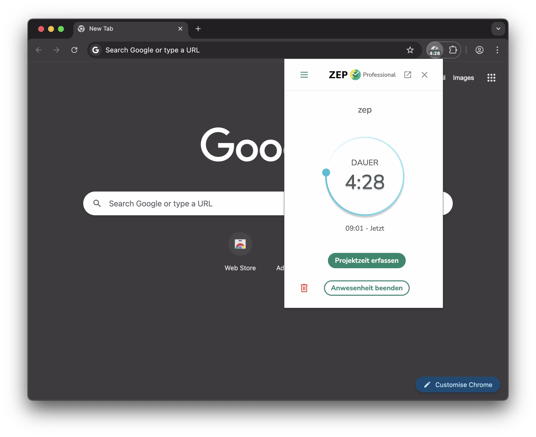 ZEP Browser Extension