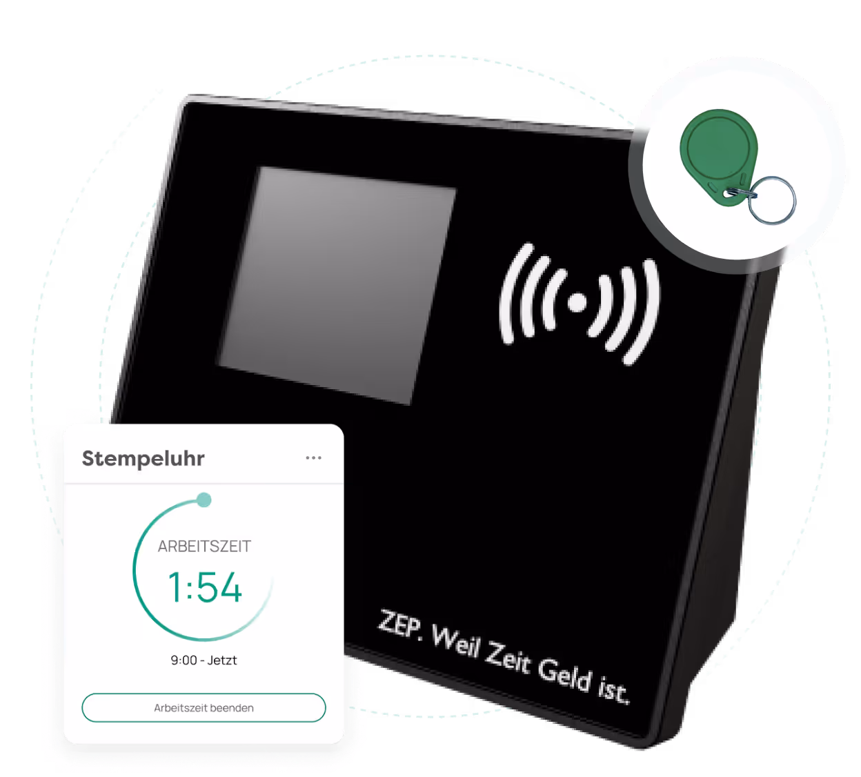 ZEP Zeiterfassungs Terminal zum einstempeln
