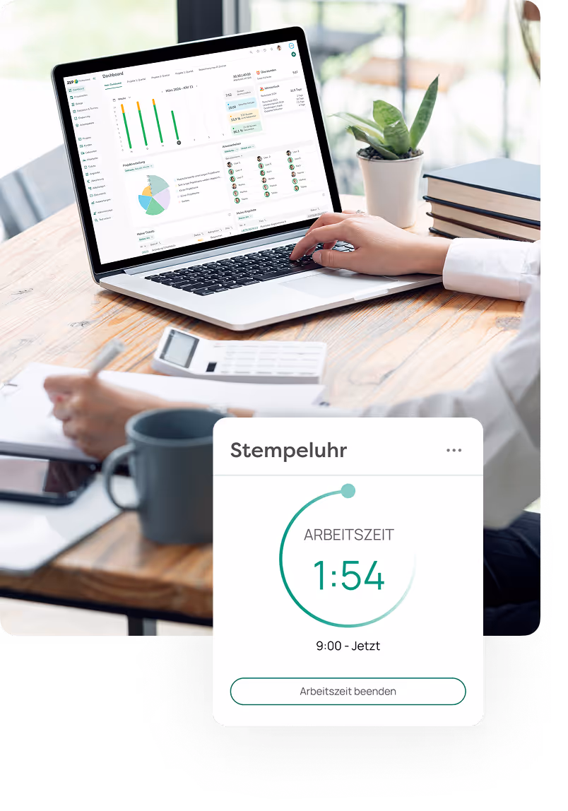 ZEP Arbeitszeiterfassung Software