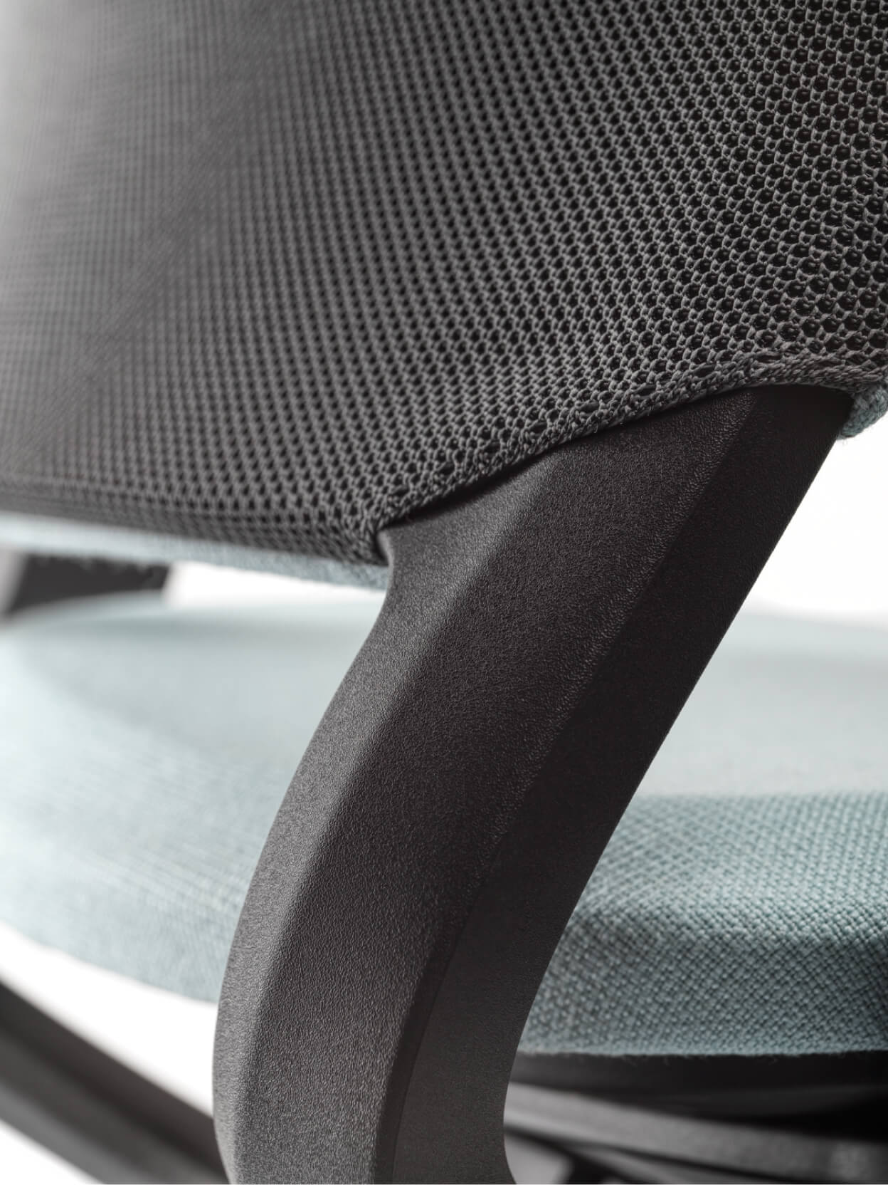 Detailaufnahme eines ergonomischen Stuhls