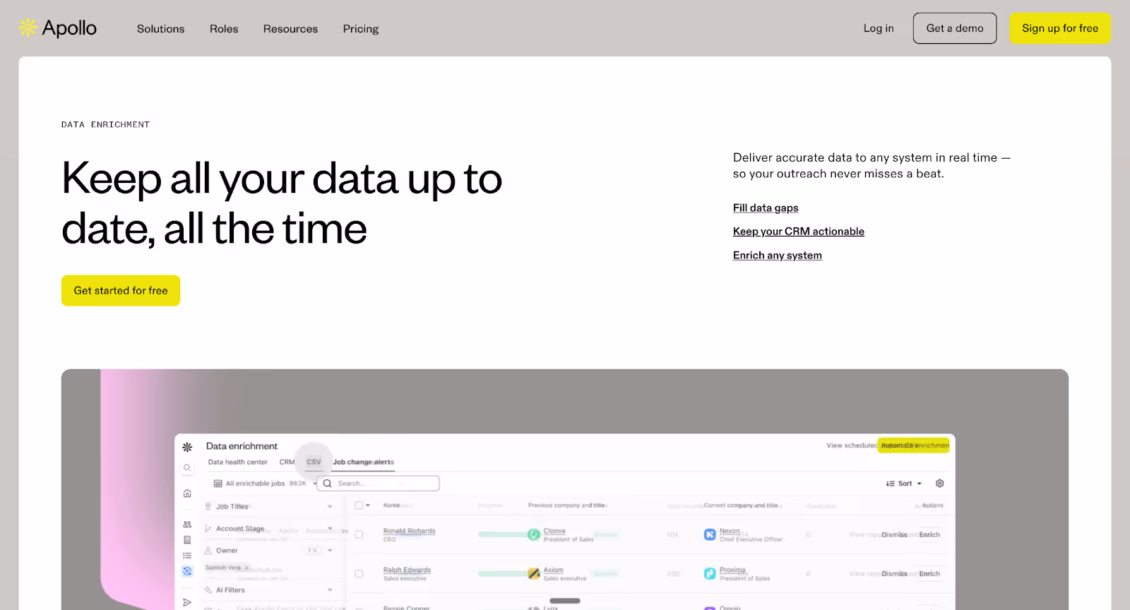 #4. Apollo.io (All-in-One Prospecting, Outreach & Data Enrichment Platform)