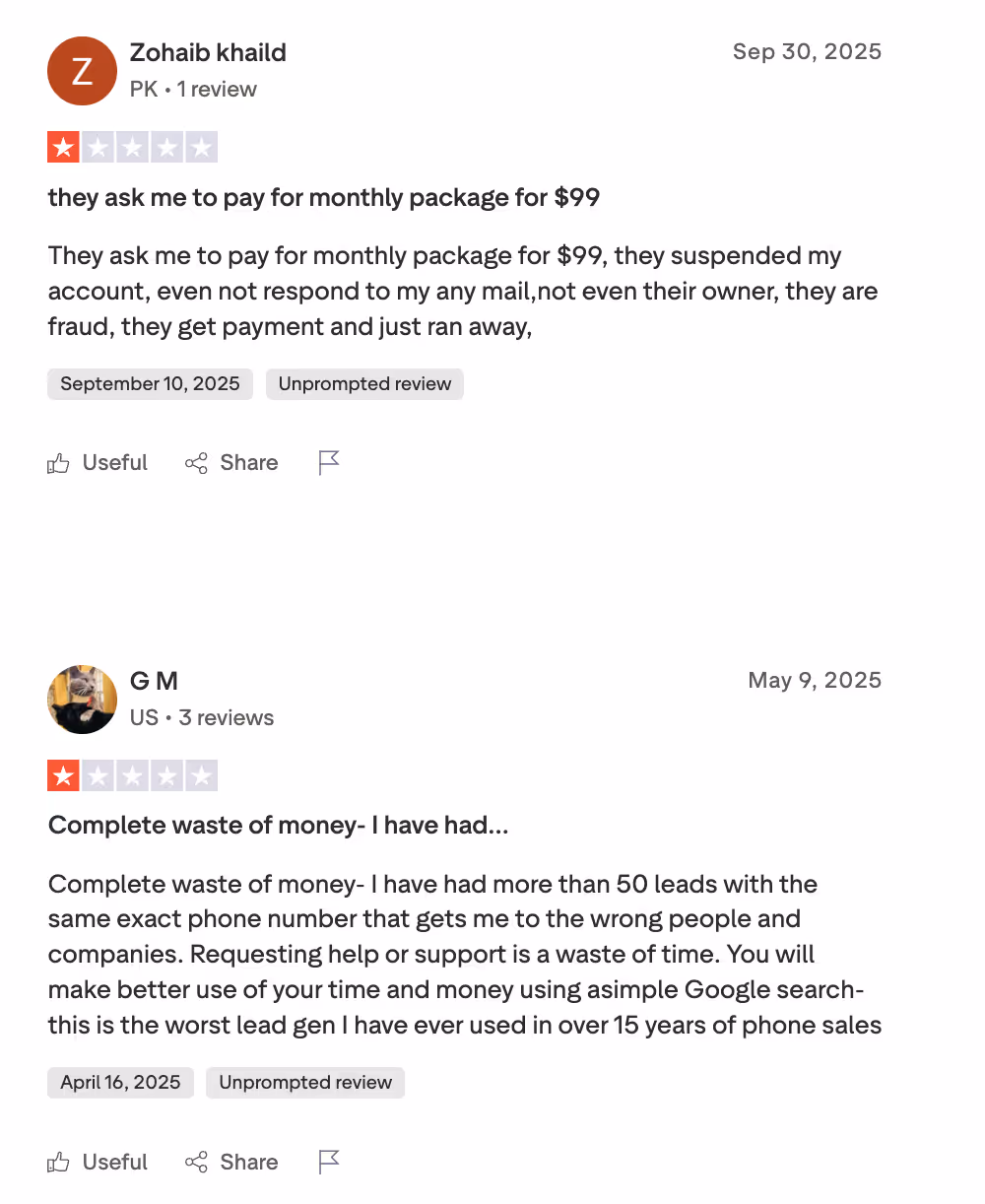 Lead411 Reviews Trustpilot