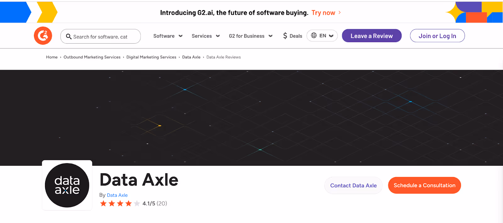 Data Axle Genie Reviews G2