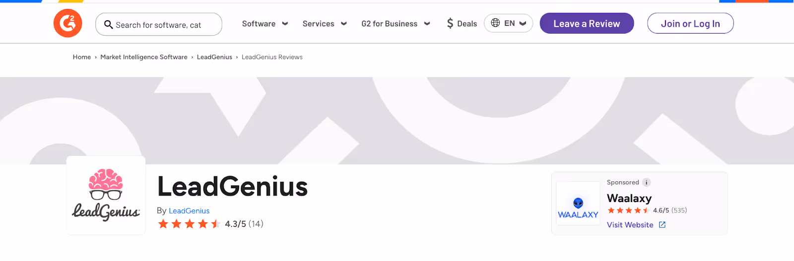 LeadGenius Review G2