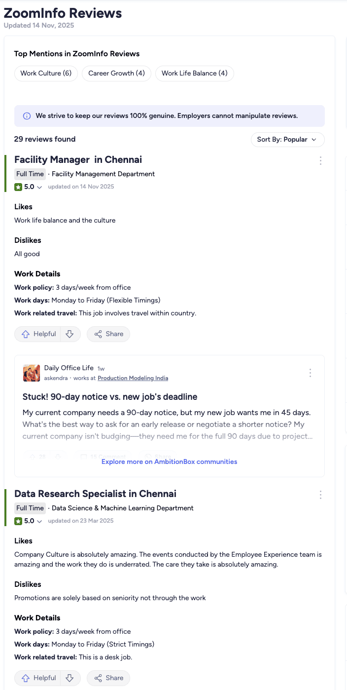 A person uses the ZoomInfo platform to search for companies by geography and industry, selecting Boston and Cloud Computing for their next prospecting list.