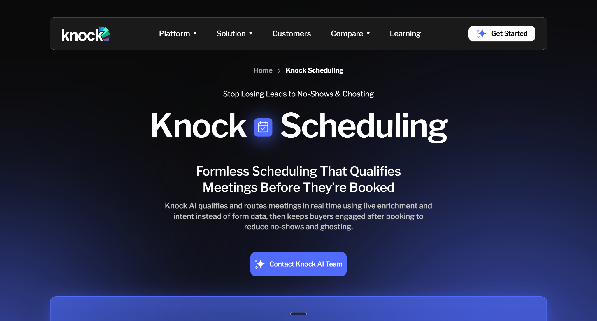Knock Scheduling