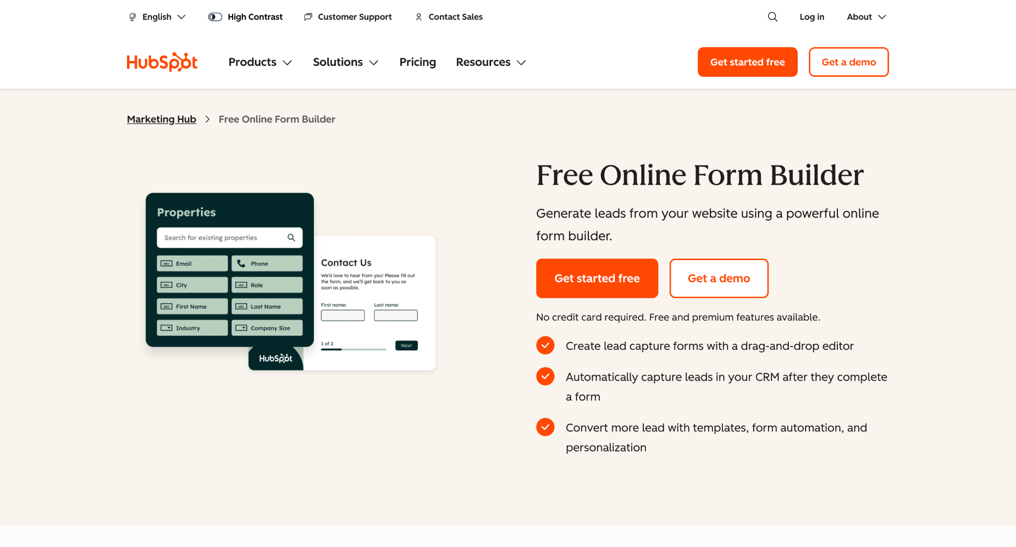 HubSpot Forms