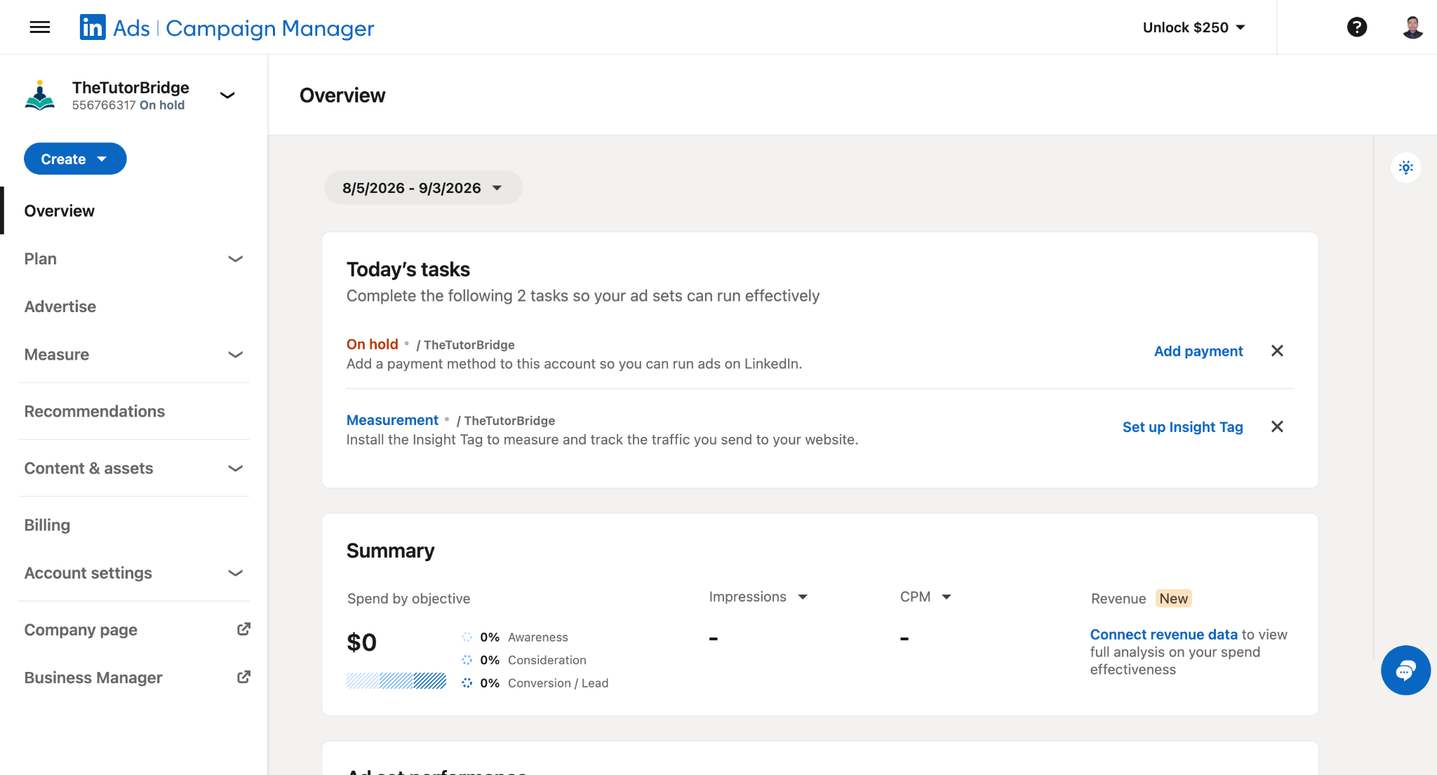 LinkedIn Campaign Manager