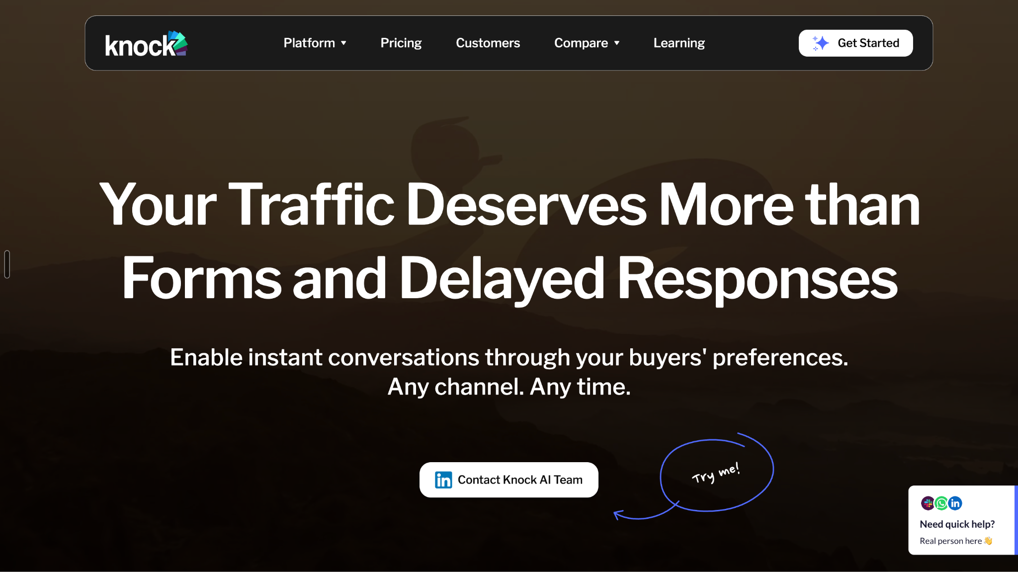 Knock AI: Turn Anonymous Website Activity Into Actionable Buyer Signals