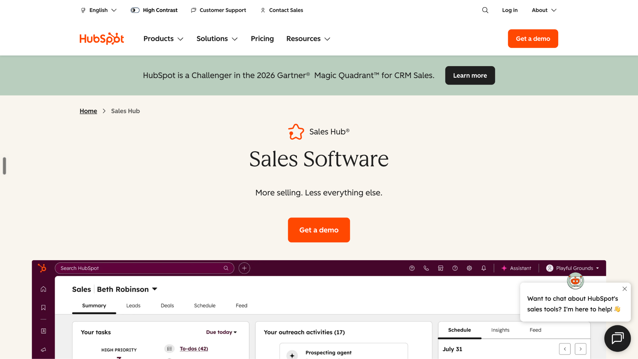 HubSpot Sales Hub
