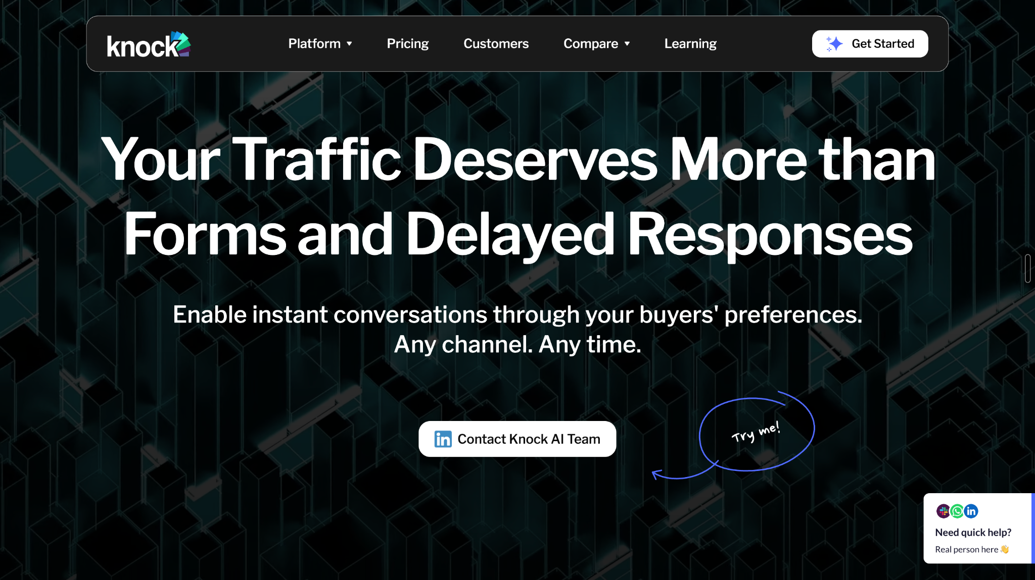 Knock AI: Best for Turning Cross-Channel Buyer Intent Into Qualified Conversations