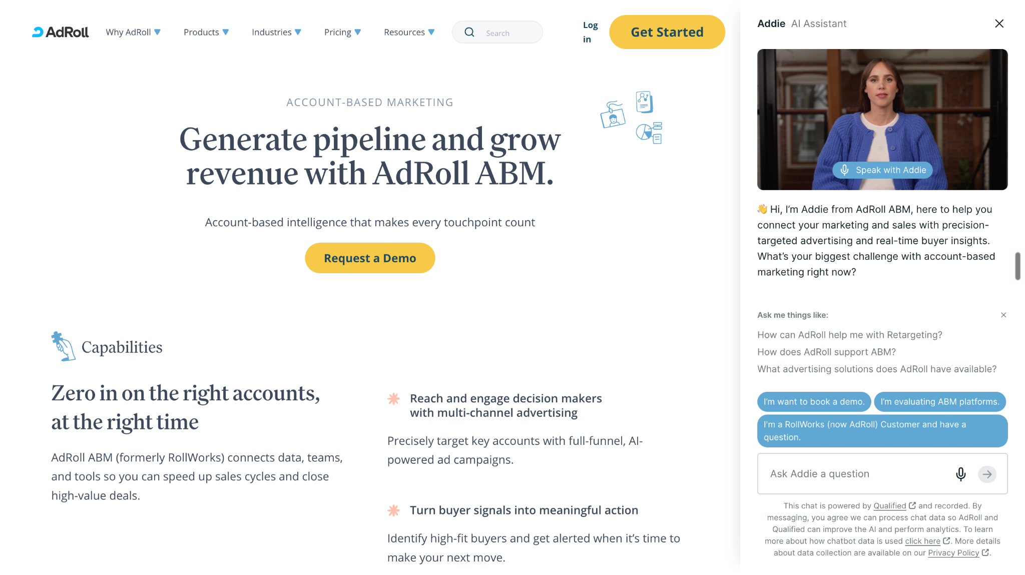 RollWorks: Best for account-based advertising and target-account engagement