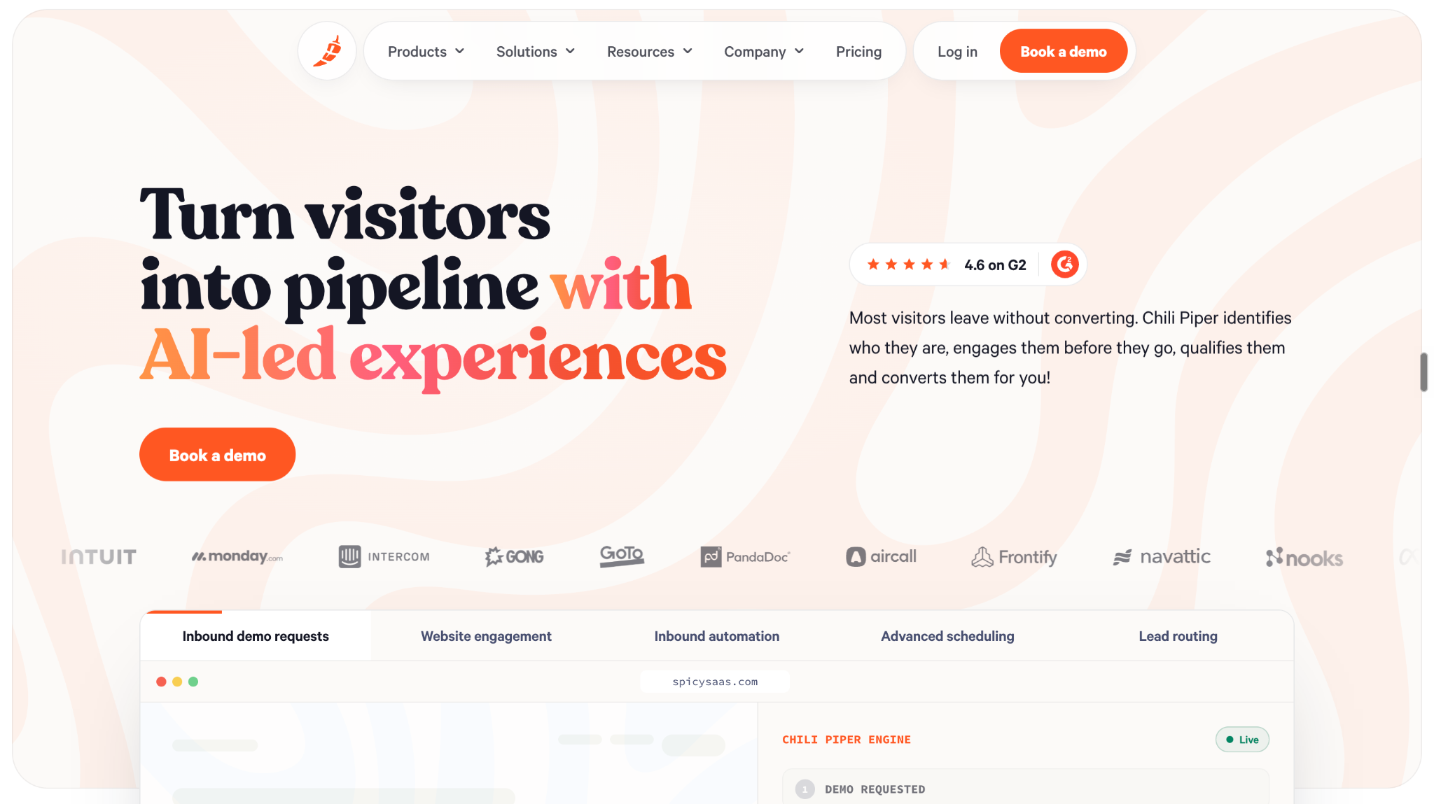Chili Piper: Best for Event Lead Routing and Meeting Conversion
