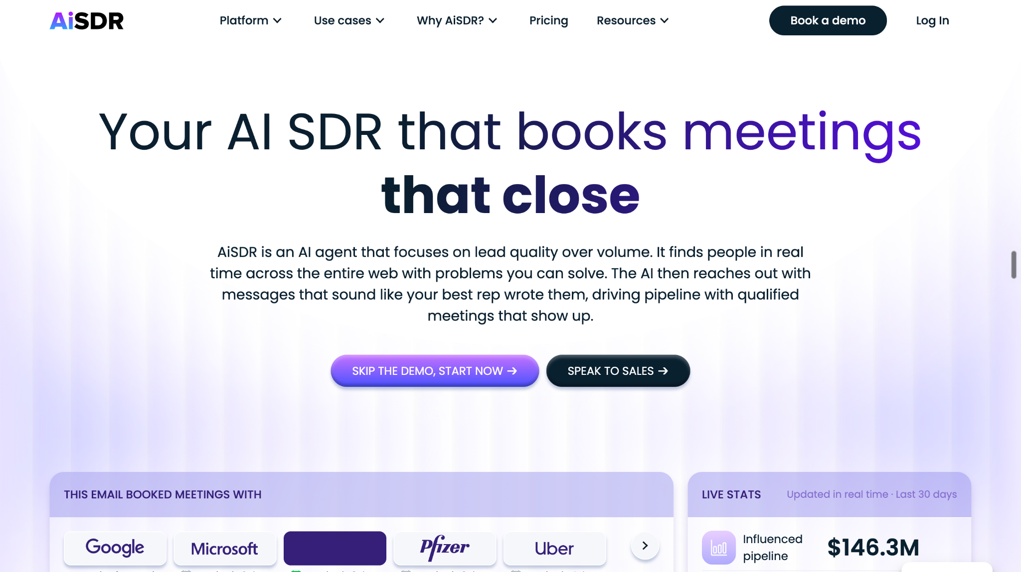 AiSDR: Best for Automated Post-Event Outbound