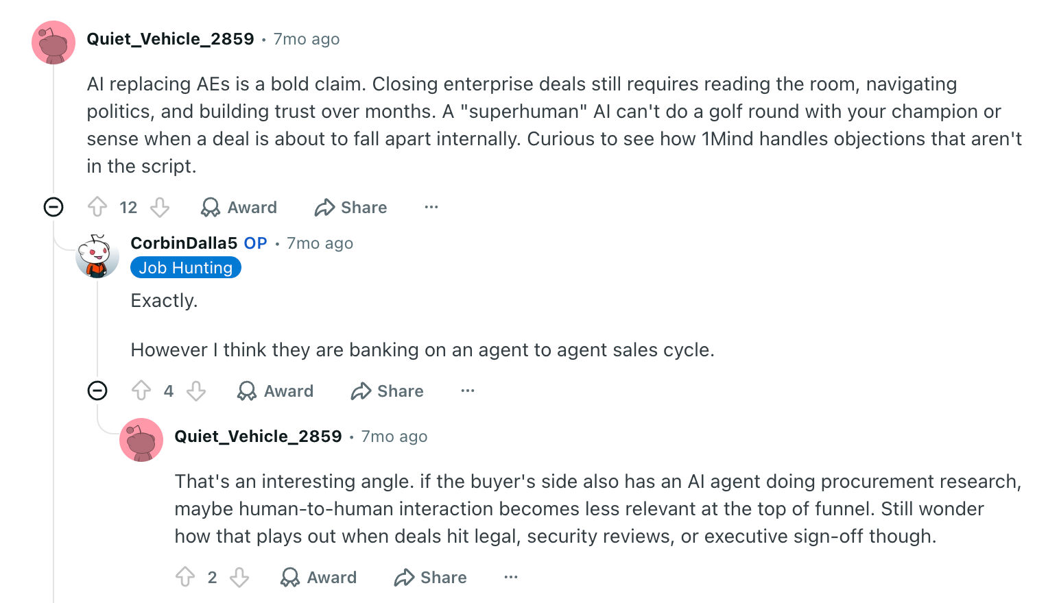 Can 1mind AI build the trust required to close enterprise deals?