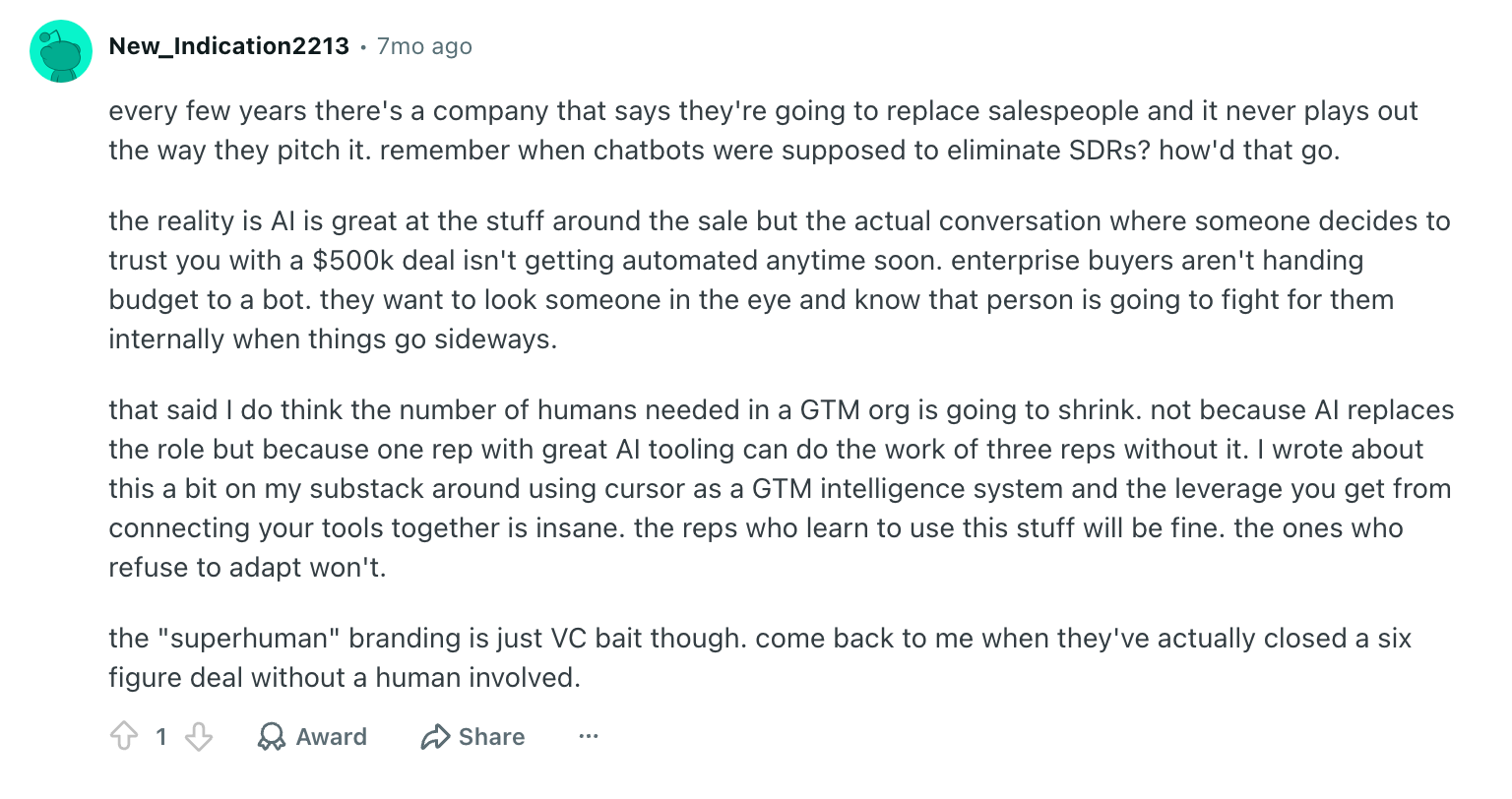 Commenters questioned the evidence behind its sales claims.