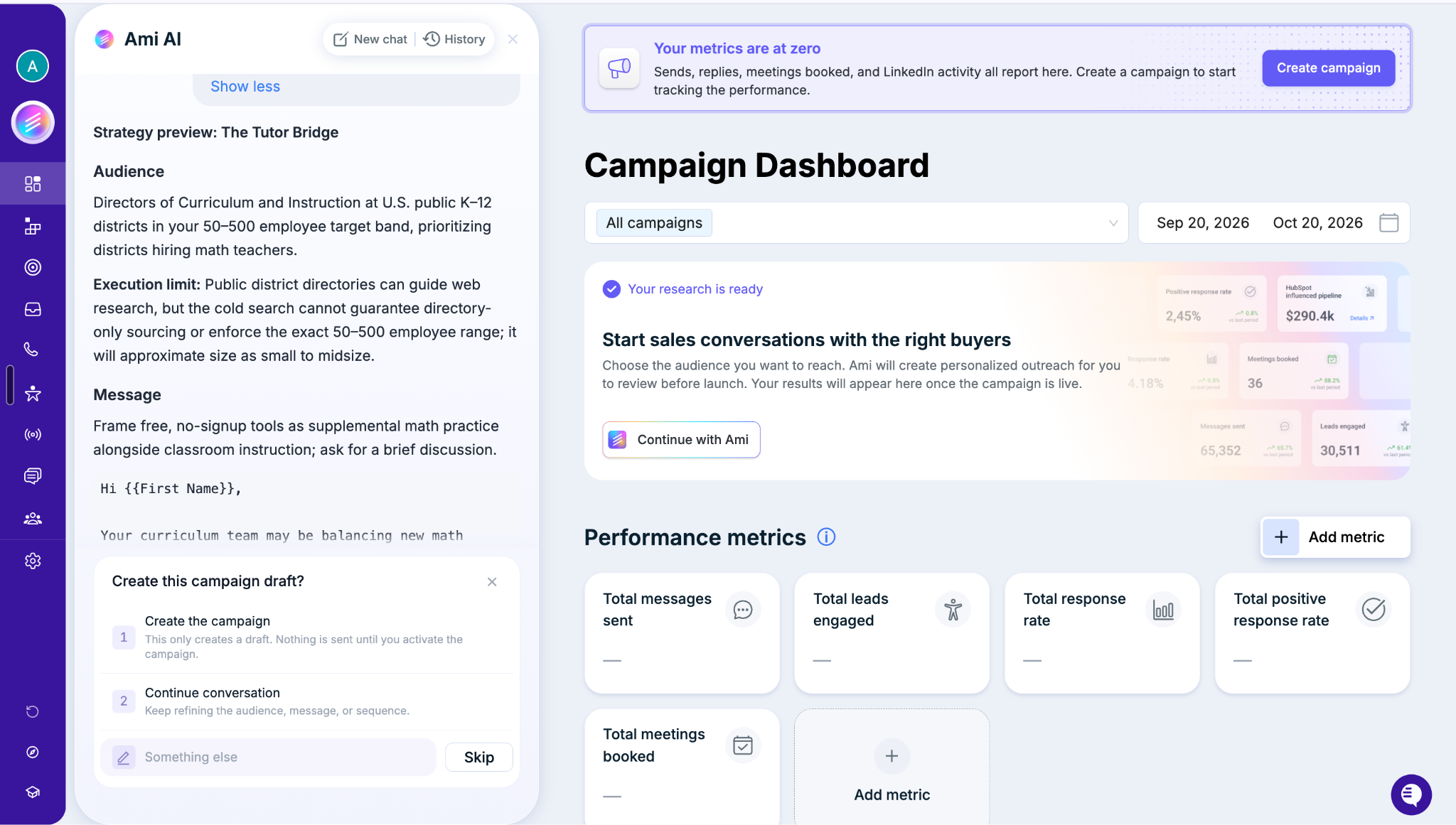 AiSDR Dashboard