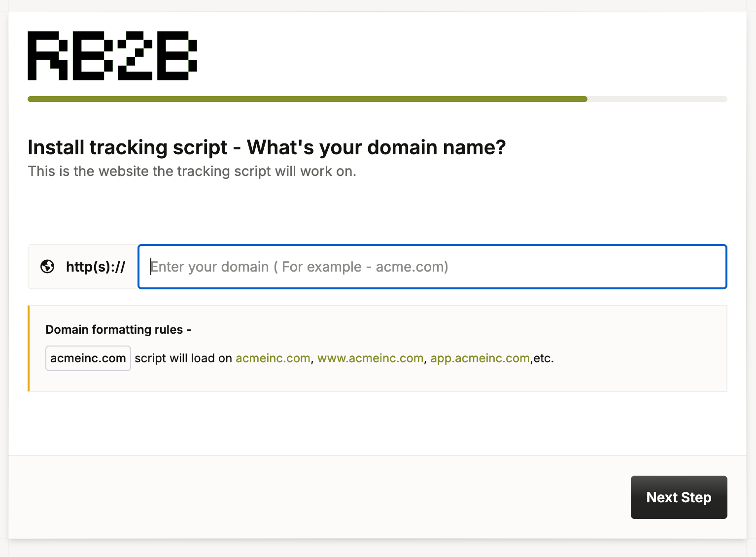 Add Your Website Domain