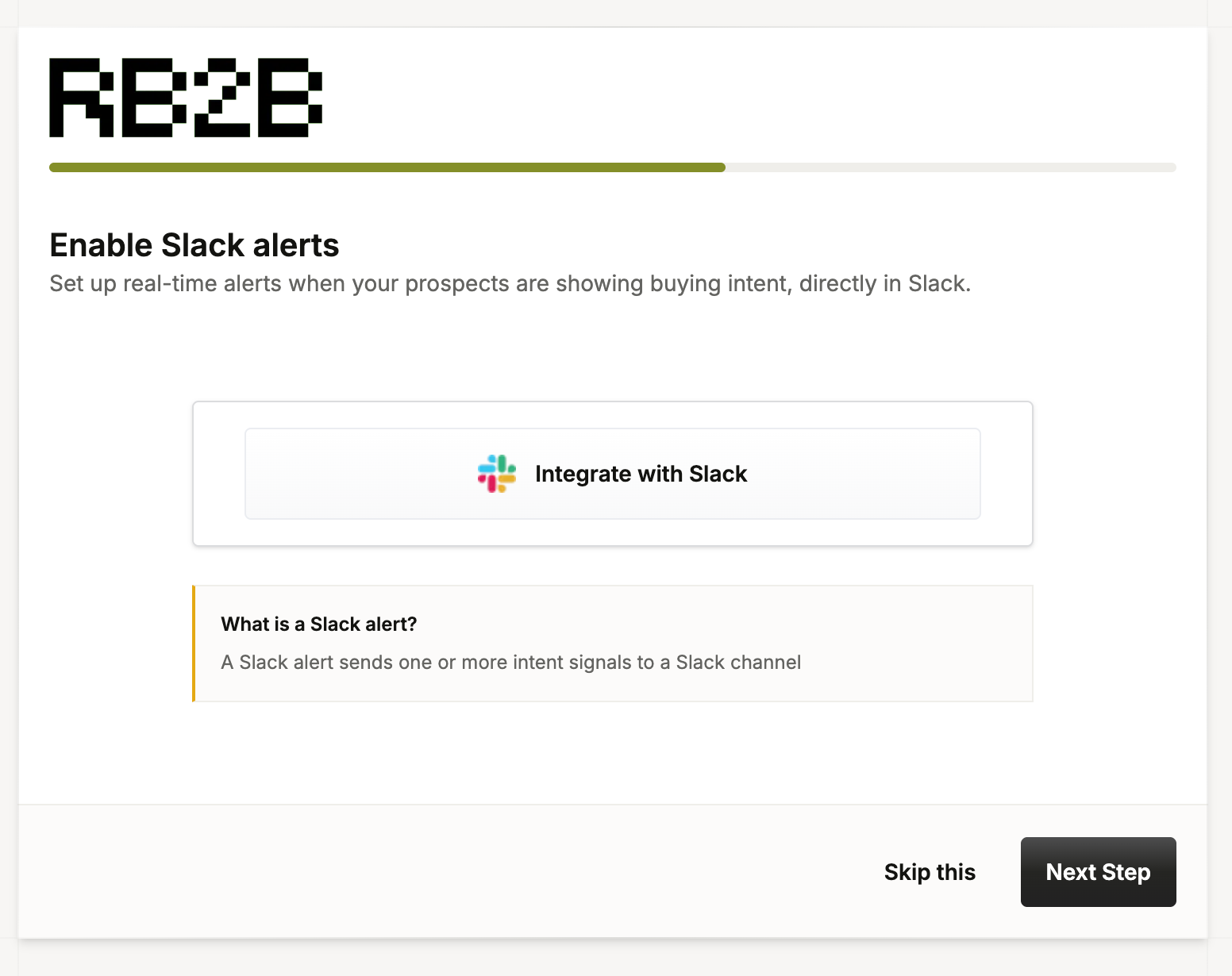 Connect Slack (Optional)