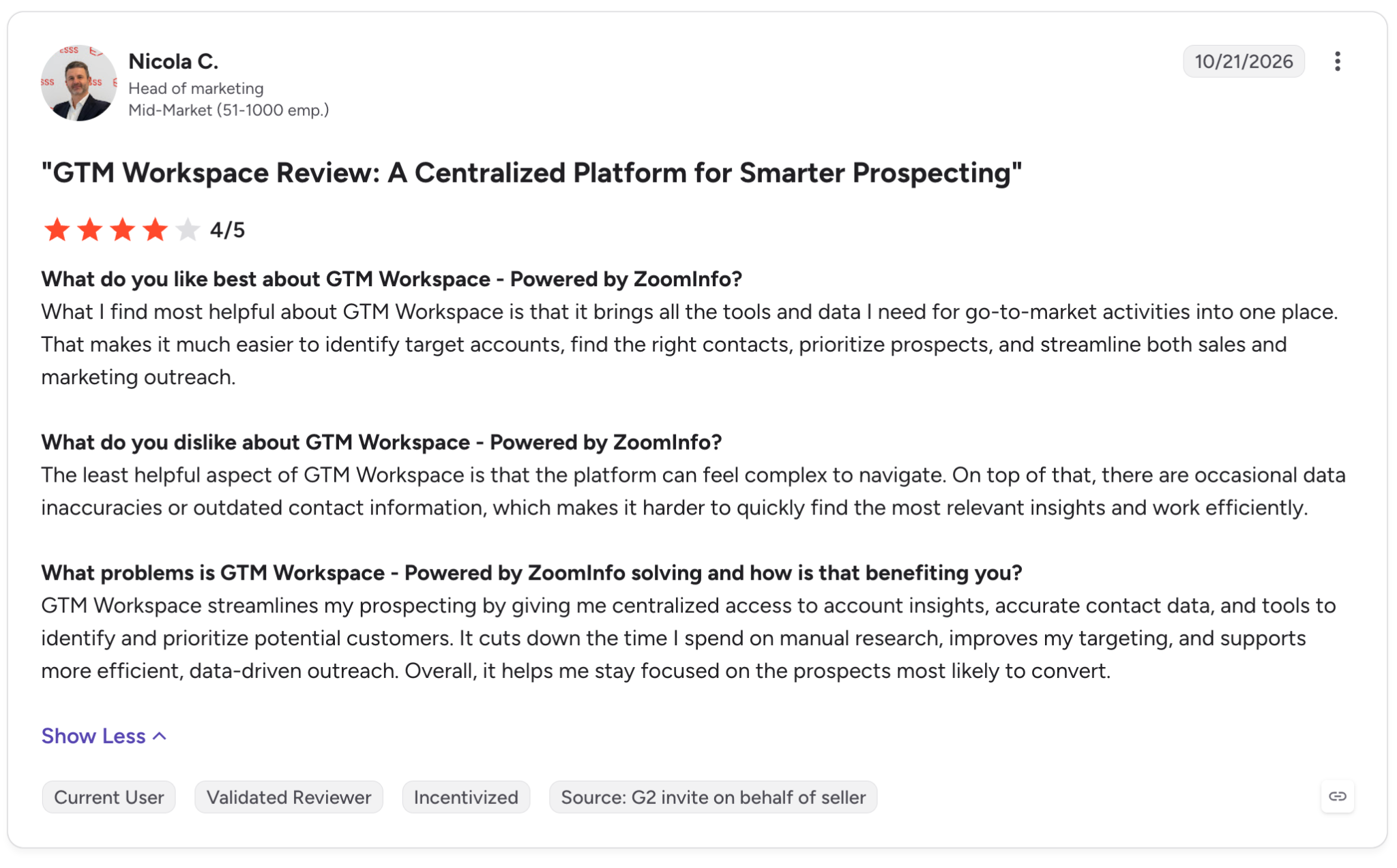 GTM Workspace: Outdated Contact Data and Navigation Issues