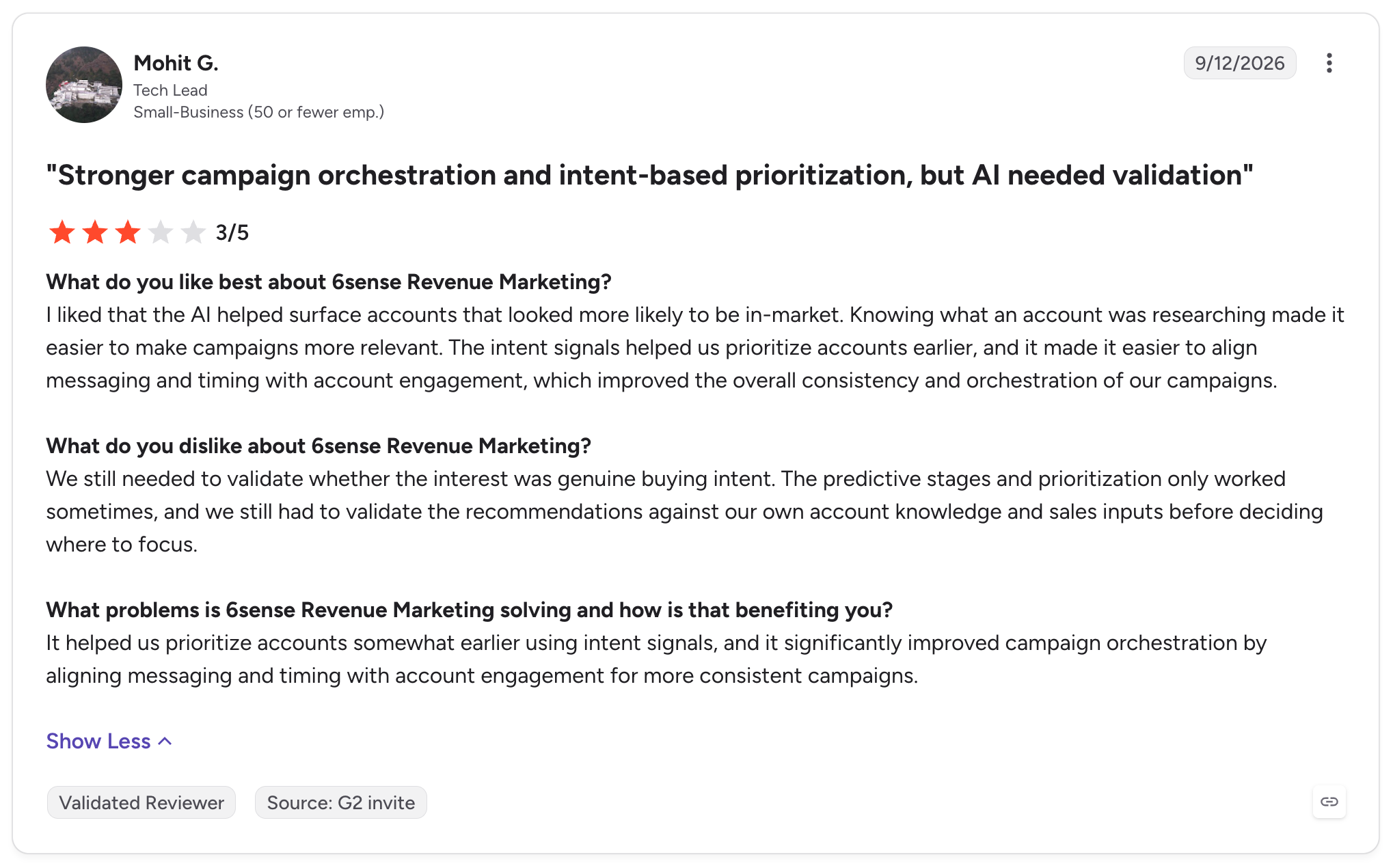 Intent data is useful, but not always reliable