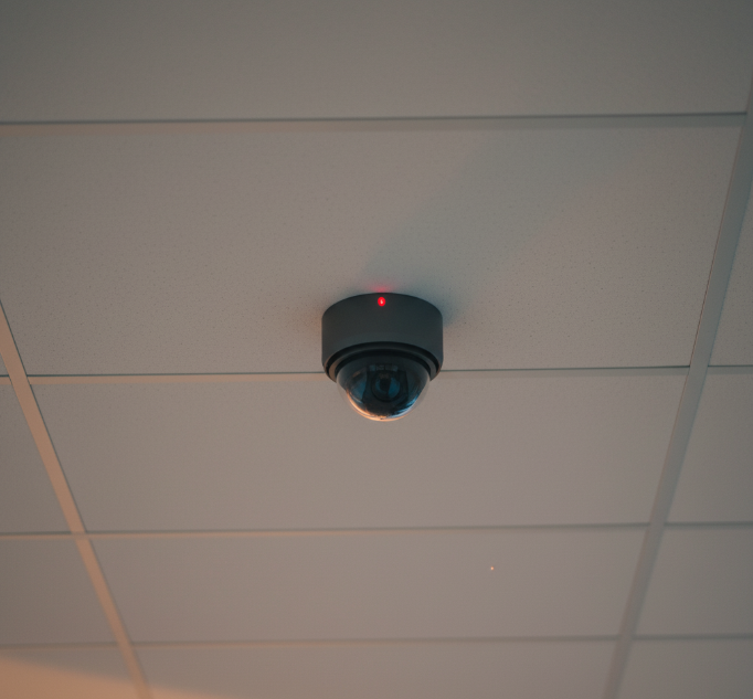 high-resolution CCTV camera discreetly installed in a common area - secure high-rise building security systems high-resolution CCTV camera discreetly installed in a common area - secure high-rise building security systems