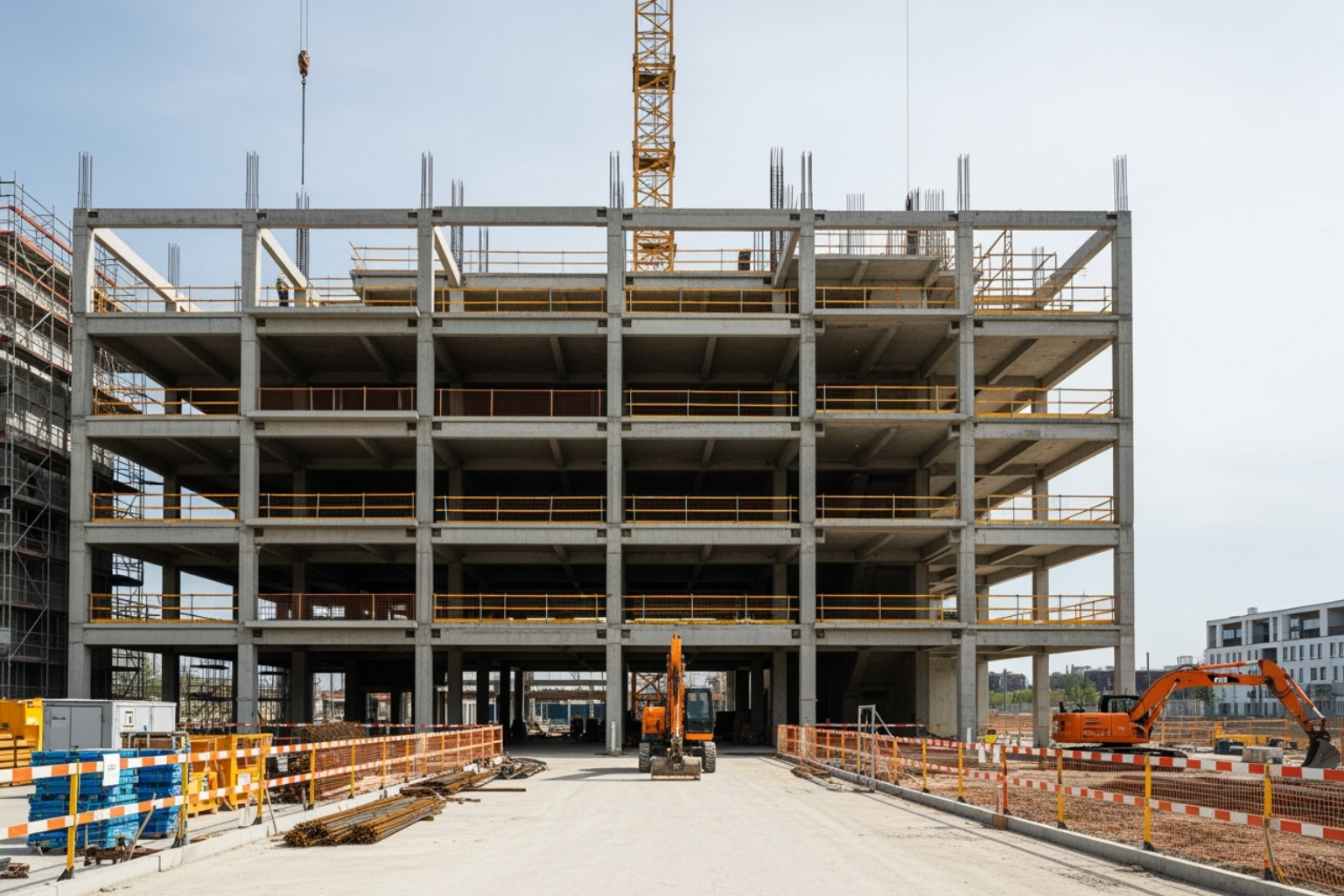 DASH Symons Group technician consulting with a project manager on-site - Why Construction Sites Need More Than Cameras to Stay Secure