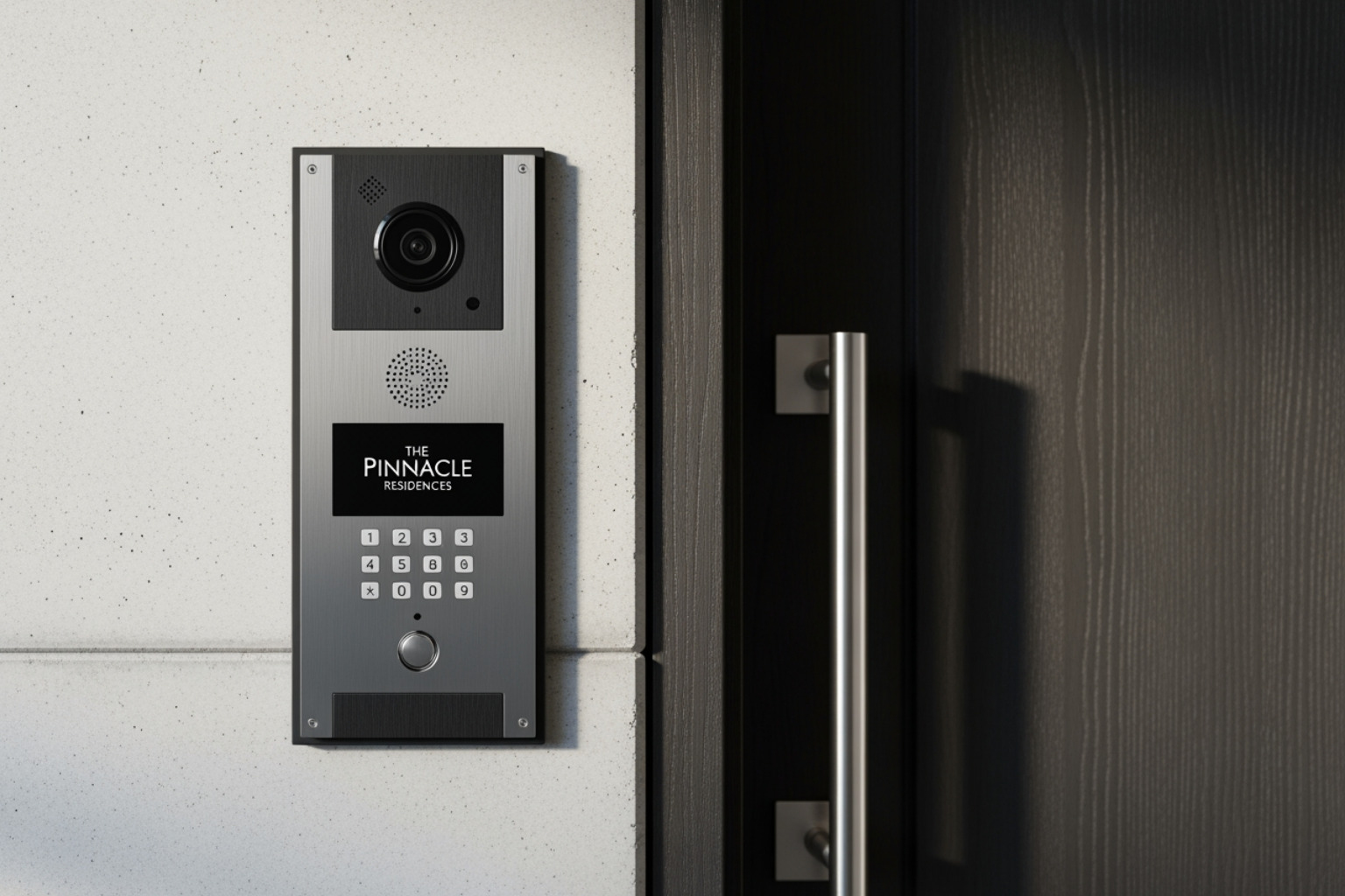 an intercom system assembled an intercom system assembled