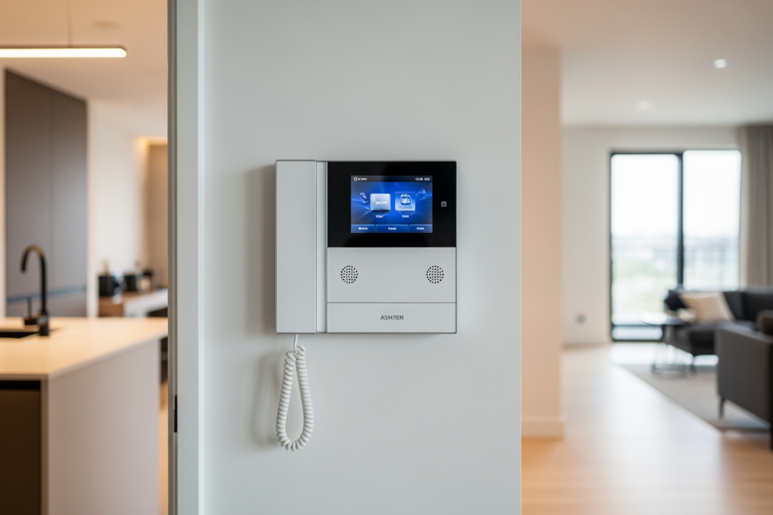 intercom at a hotel door intercom at a hotel door