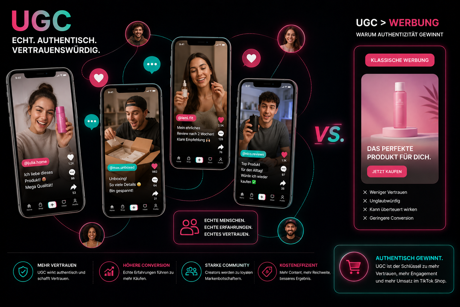 UGC Authentizitaet vs klassische Werbung
