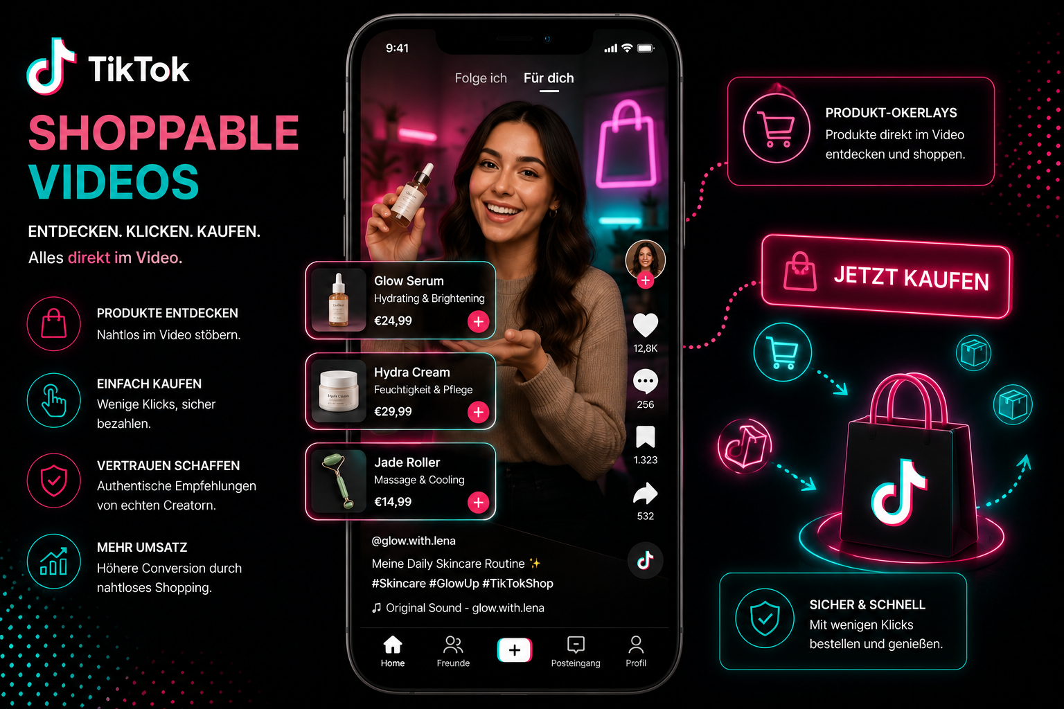 Shoppable Videos Direktkauf im TikTok Video