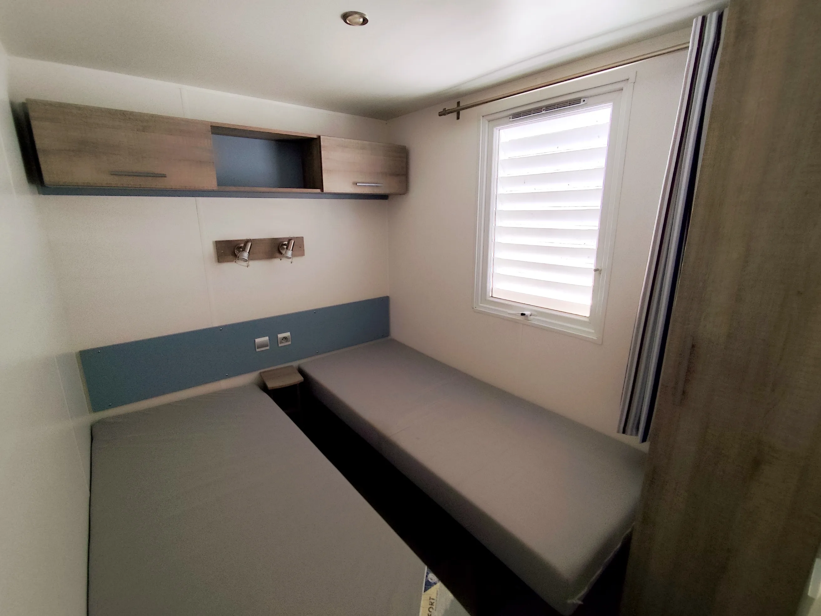 mobil home irm mobil home résidentiel mobil home occasion mobil home révisé msmh mobil home mobil home 40 m² une troisième chambre avec deux lits individuels